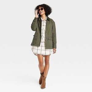 Universal Thread Olive Green Utility Jacket
